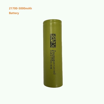 21700 batteria agli ioni di litio, capacità 5000 mAh, velocità di scarica 3C 15A.