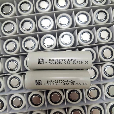 Batteria al litio 3.7V 4200mAh di bassa temperatura di Molicel 21700 P42A di magia di Taiwan